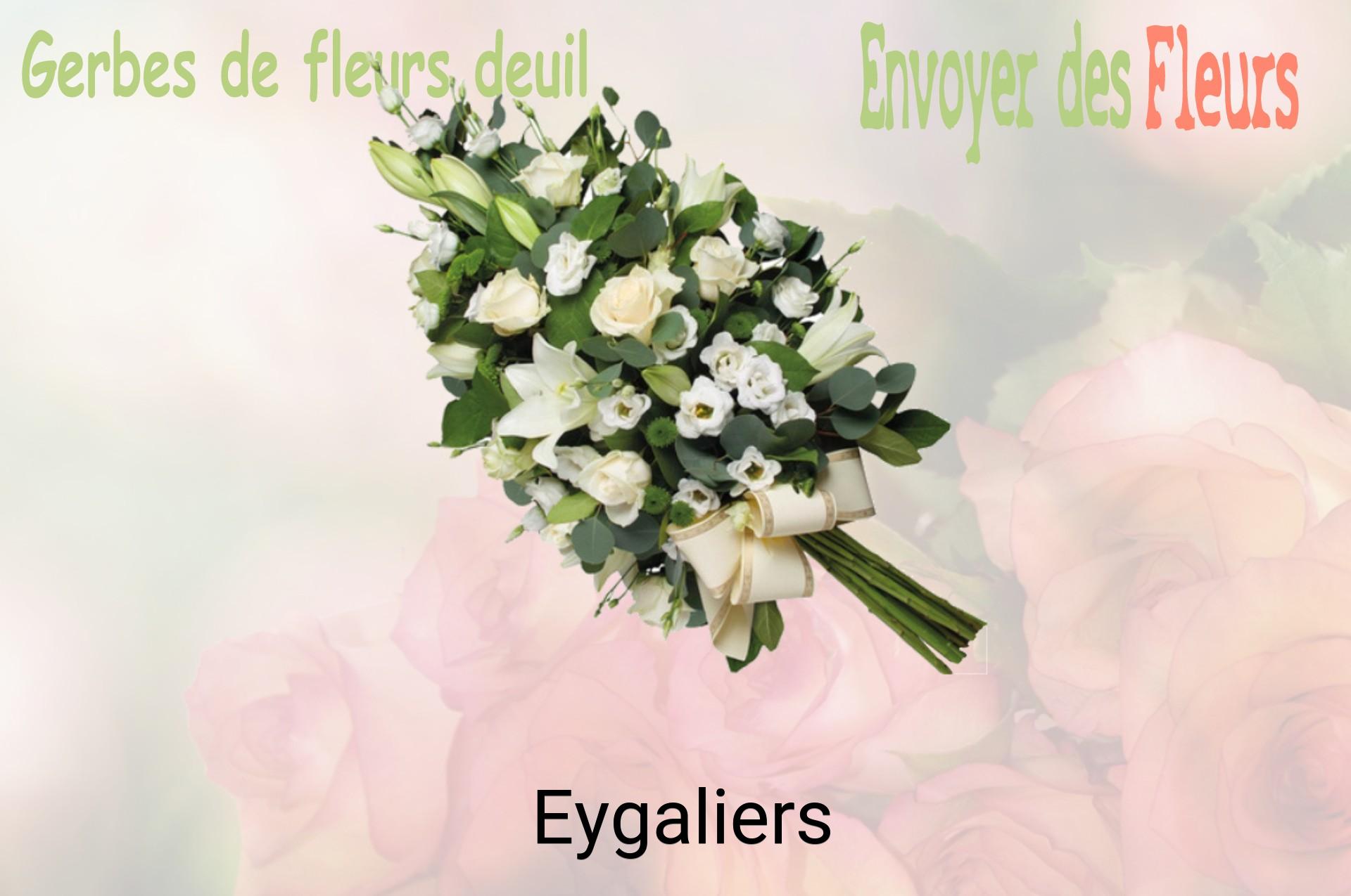 Gerbe de fleurs de deuil livrée à Eygaliers